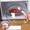 thumbnail image 4 of Microwave Oven Splatter Cover High Temperature Resistant Plastic Splash Guard Lid for Kitchen Upgrade Type, 4 of 10
