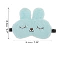 thumbnail image 4 of Unique Bargains Soft Cartoon Rabbit Sleep Mask Eye Shade Cover for Travel for Rest Blue, 4 of 6