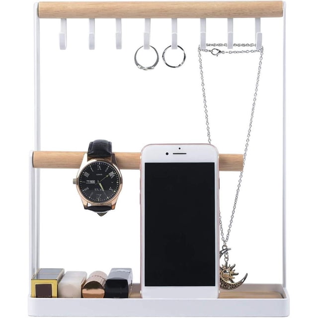 tredstone Wooden Jewelry Stand Multifunctional Jewelry Organizer Jewelry Display Stand