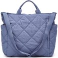 thumbnail image 1 of LHSHID Puffer Tote Bag Women Quilted Crossbody Handbag Lattice Padded Hobo Puffy Purse Casual Satchel Bag, 1 of 5