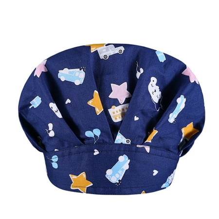 

Tejiojio Fall Clearance Unisex Fashion Cotton Print Nurse Adjustable Hat Unisex Scrub Cap
