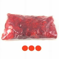 Orange Transparent Sorting Chips 19mm (3/4in) Pack of 1000 Koplow Games