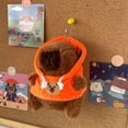 thumbnail image 1 of Gift Fluffty Capybara Keychain Plush Hoodie Capybara Pendant Cute Cartoon Capybara Doll, 1 of 5