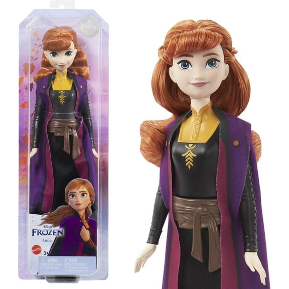 Disney Frozen Anna Fashion Doll and Accessory Toy Inspired by the Movie Disney Frozen 2
