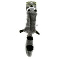 thumbnail image 2 of Hyper Pet Critter Skinz Stuffless Plush Raccoon Squeaky Dog Toy with Squeaker, Large, Raccoon, 2 of 5