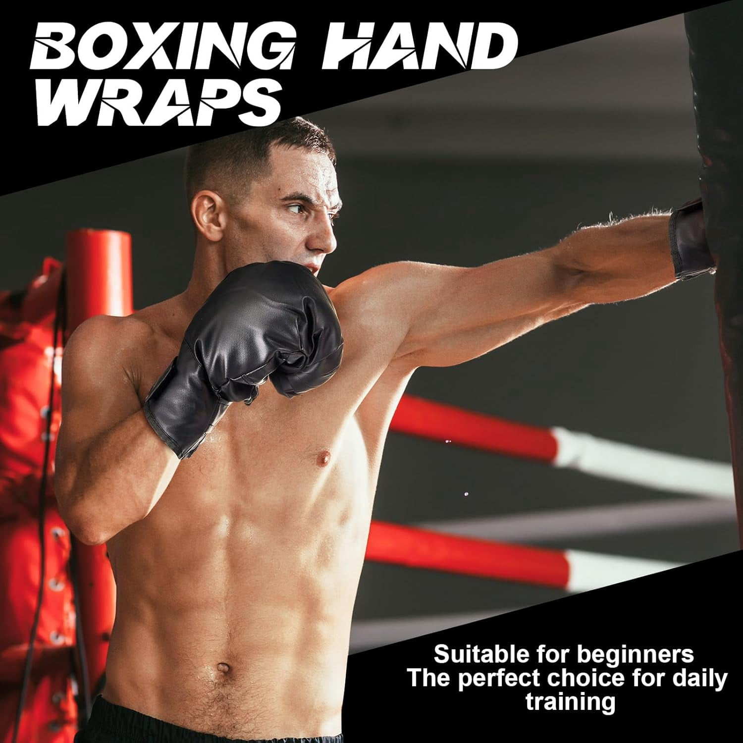 14-piece boxing set includes 2 pairs of 16-ounce (approximately 453.6 grams) boxing gloves, a helmet, and a face mask for adult and youth beginners training equipment