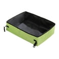 thumbnail image 1 of Cuenco para arena para gatos, tela Oxford, impermeable, bandeja para arena para gatos, para coche, avión, furgoneta Verde S, 1 of 8