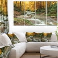 thumbnail image 1 of Design Art - Cascade de Forêt avec des Arbres Jaunes, 1 of 3
