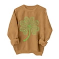 thumbnail image 3 of TaTaai Women Casual No Hood St Patrick's Day Printed Sweatshirt Crew Neck Long Sleeve Top Ladies Daily Commute Festival Wear Soft Warm Comfortable Stylish Pullover Top Gift, 3 of 6