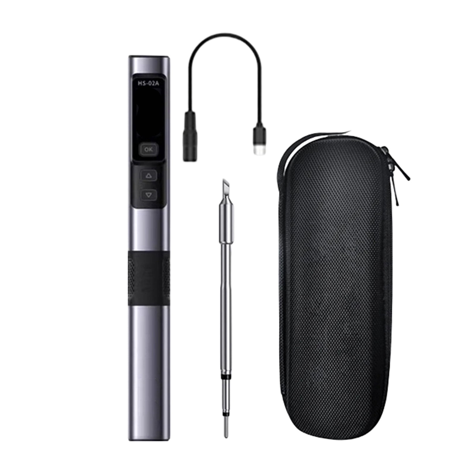 Portable Fast Heating 100W Soldering Iron Having Auto Sleep Mode to Prevent Dry Burns for Enhancing Safety