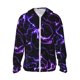 thumbnail image 1 of Fotbe Galaxy Lightning Chaqueta con Protección Solar UPF 50+ para Hombre y Mujer, Camisa con Capucha y Bolsillos-3X-Large, 1 of 7