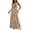 A-Khaki1136, variant on Wxolcjlv Women Stripe Print Maxi Dress Halter Deep V Neck Casual Beach Vacation Summer Long Dress