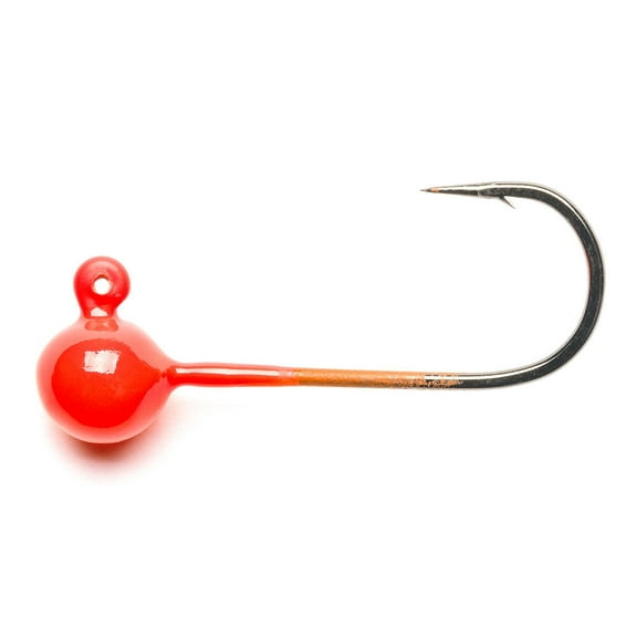 Mustad PSH833-1/16-OR-4 Jig Head UV Orange 1/16oz