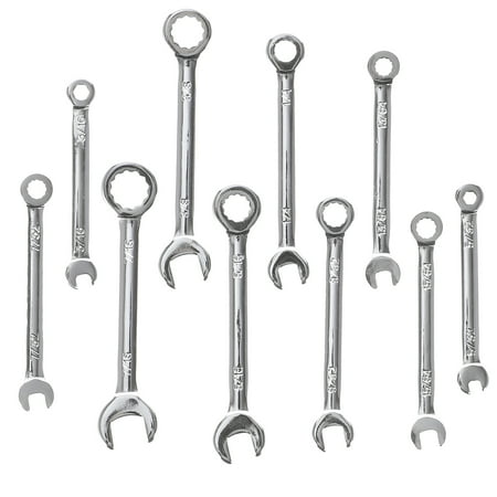 

10pcs Steel Wrenches Mini Spanners Multifunctional Spanners Home Repairing Tools(Imperial Type)
