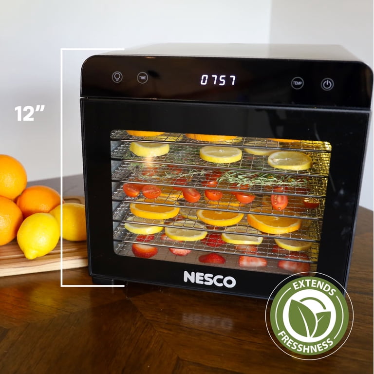 Free Shipping! NESCO Stainless Steel Digital Dehydrator with Glass Free Shipping! NESCO Stainless Steel Digital Dehydrator with Glass