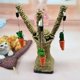 thumbnail image 3 of Pet Supplies Carrot Toys Funny 1pc Tree Branches And Grass Rope Scratching Posts Wearable Vertical Cat Jumping Platforms, 3 of 5