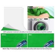 White & Green Backgrounds for Photography 5 x 7FT Polyester Chromakey Cloth