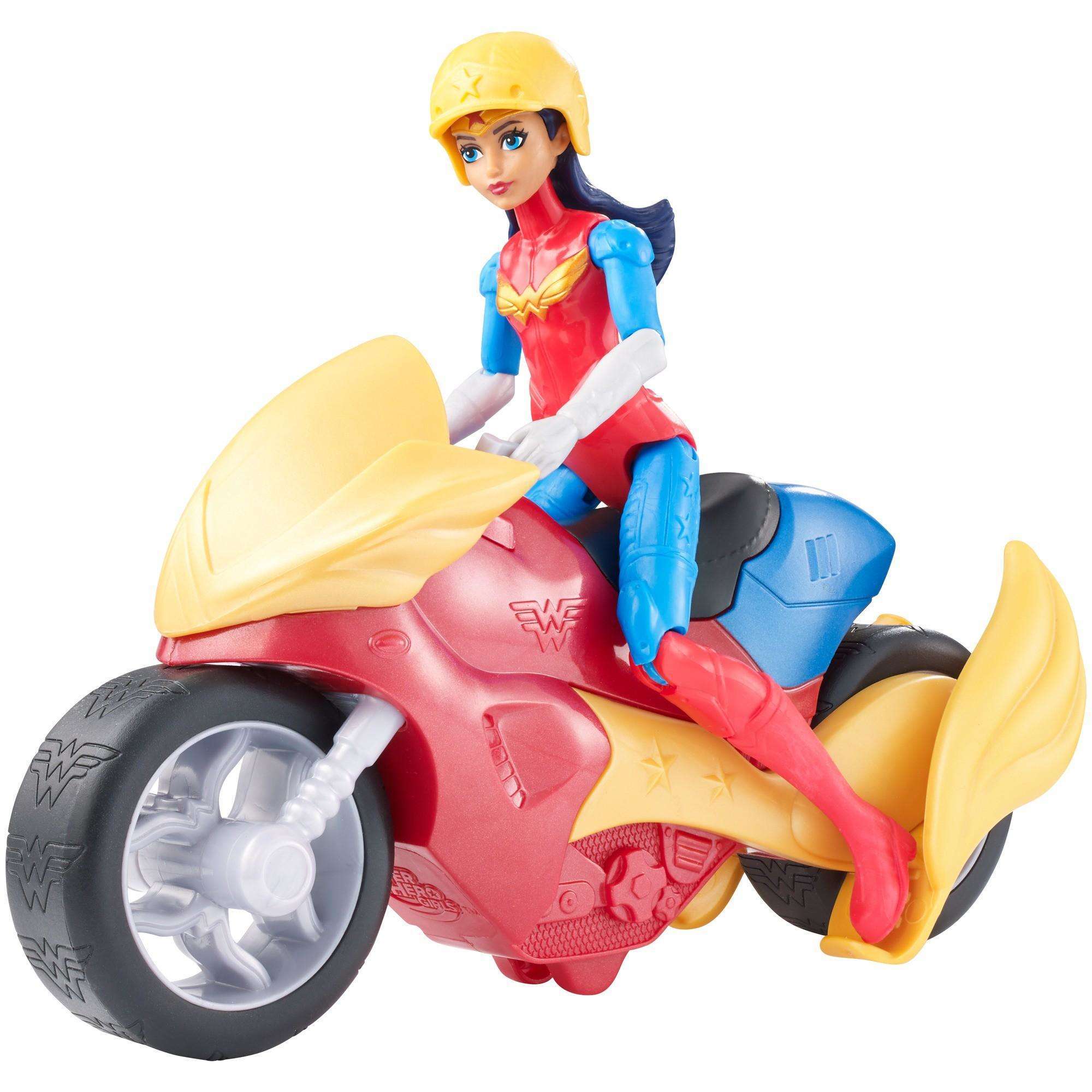 DC Super Hero Girls Wonder Woman & Motorcycle Doll - image 3 of 7