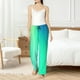 thumbnail image 4 of Balery blue green colors Pantalones de pijama para mujer, pijamas ultraligeros, pantalones de estar por casa-Large, 4 of 6