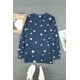 thumbnail image 2 of ABPHQTO Top azul de manga larga con estampado de estrellas y cuello redondo Give A Little Love para mujer, 2 of 5