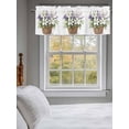 thumbnail image 3 of Emerging Blossoms Floral Curtain Valances for Windows, Summer Botanical Spring Kitchen Valance Window Treatment, Light Filtering Block Curtains for Bathroom/Bedroom/Living Room 42'' x 18'', 3 of 9
