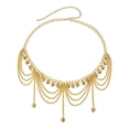 thumbnail image 4 of Sharprepublic Metal Waist Chain for Women Chain Belt Lady Casual Decor Stylish Belly Chain, 4 of 8