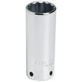 thumbnail image 2 of Queller Wholesale  0.5 Drive x 0.437 in. Proto Socket - 12-Point, Deep - Tether Ready, Chrome, 2 of 2