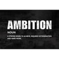 thumbnail image 3 of MacDowell, Jamie 24x17 Black Modern Framed Museum Art Print Titled - Ambition on Black, 3 of 5