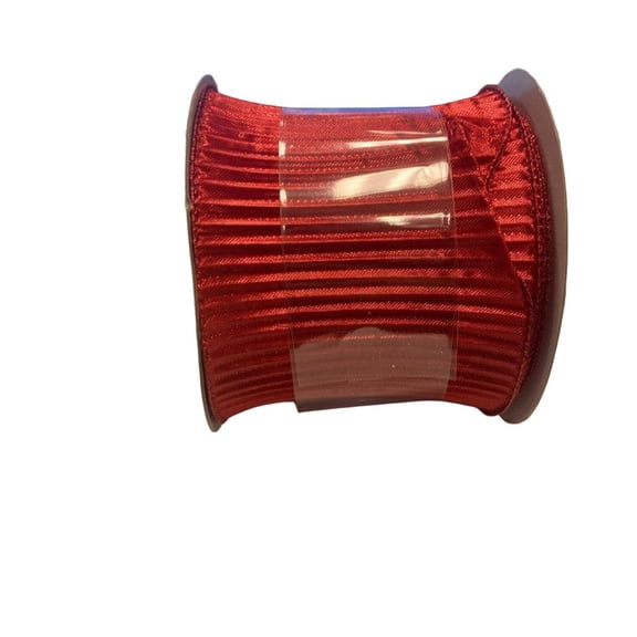 Celebrate it Christmas Red Wired Ribbon 4inx30ft