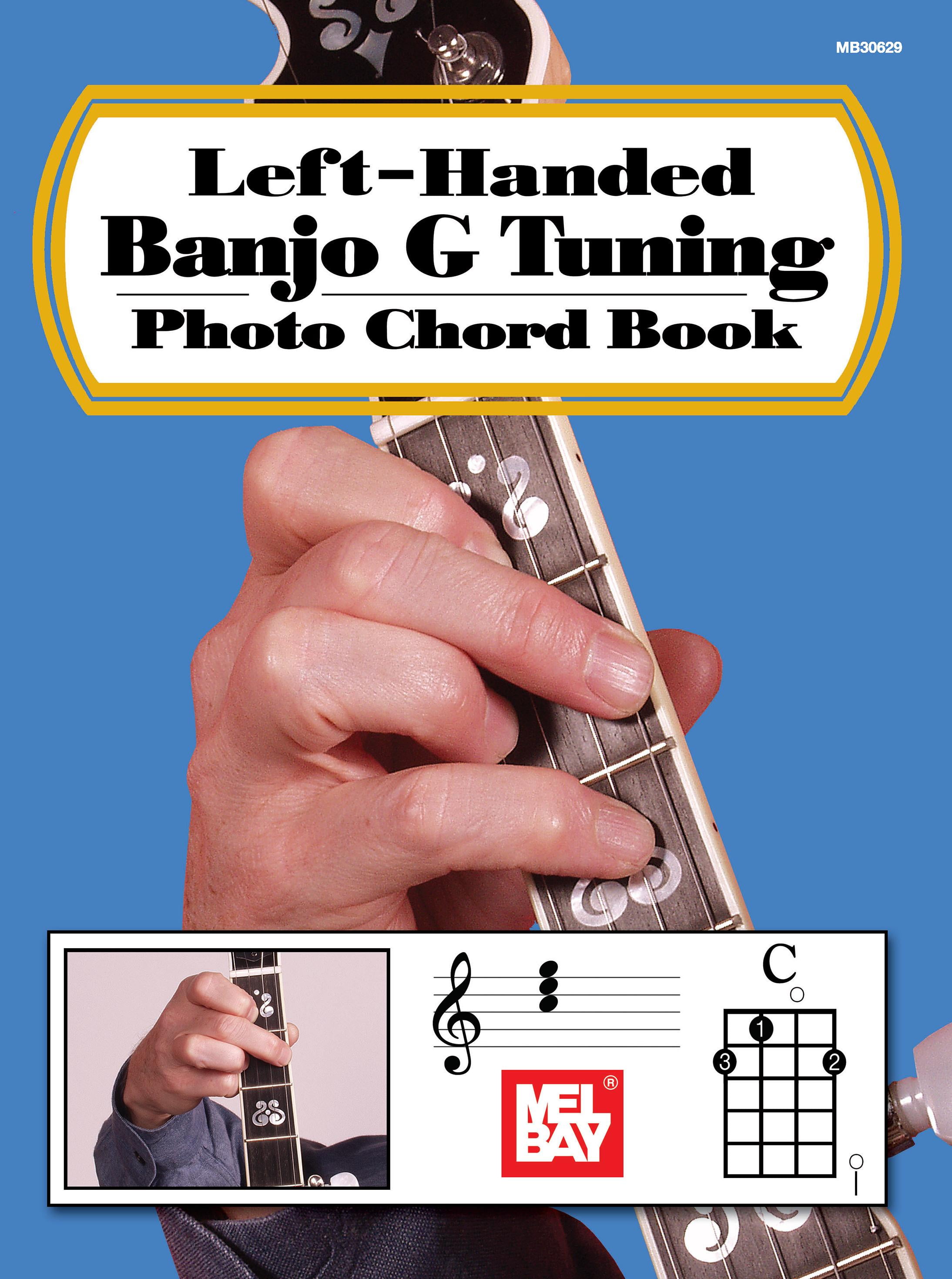 LeftHanded Banjo G Tuning Photo Chord Book (Paperback)