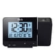 thumbnail image 1 of Reloj de mesa digital con pantalla de temperatura y humedad Pantalla LCD Retroiluminación Modo de repetición Reloj de proyector, Negro Advancent EL3019-02B, 1 of 2