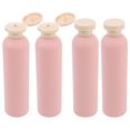 thumbnail image 3 of 4 botellas rellenables de viaje para champú y acondicionador, vacías, de plástico, con tapa abatible, reutilizables, para loción de 260 ml., 3 of 6