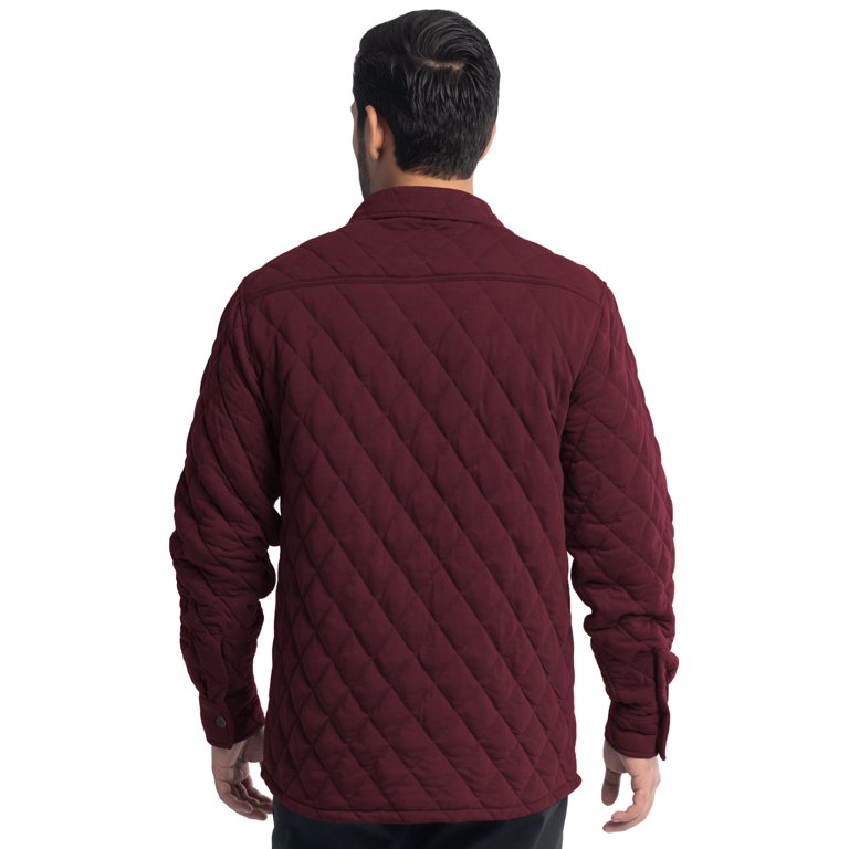 Wrangler Workwear Men's Quilted Polyester Shirt Jacket photo 3