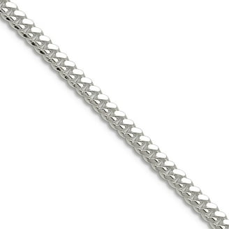 925 Sterling Silver 2.25mm Twisted Box Chain Necklace 26 Inch