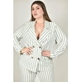 thumbnail image 4 of Conjunto sastre rayado Roman Fashion /Tallas Extras, 778 (Pistache) verde claro 42, 4 of 6