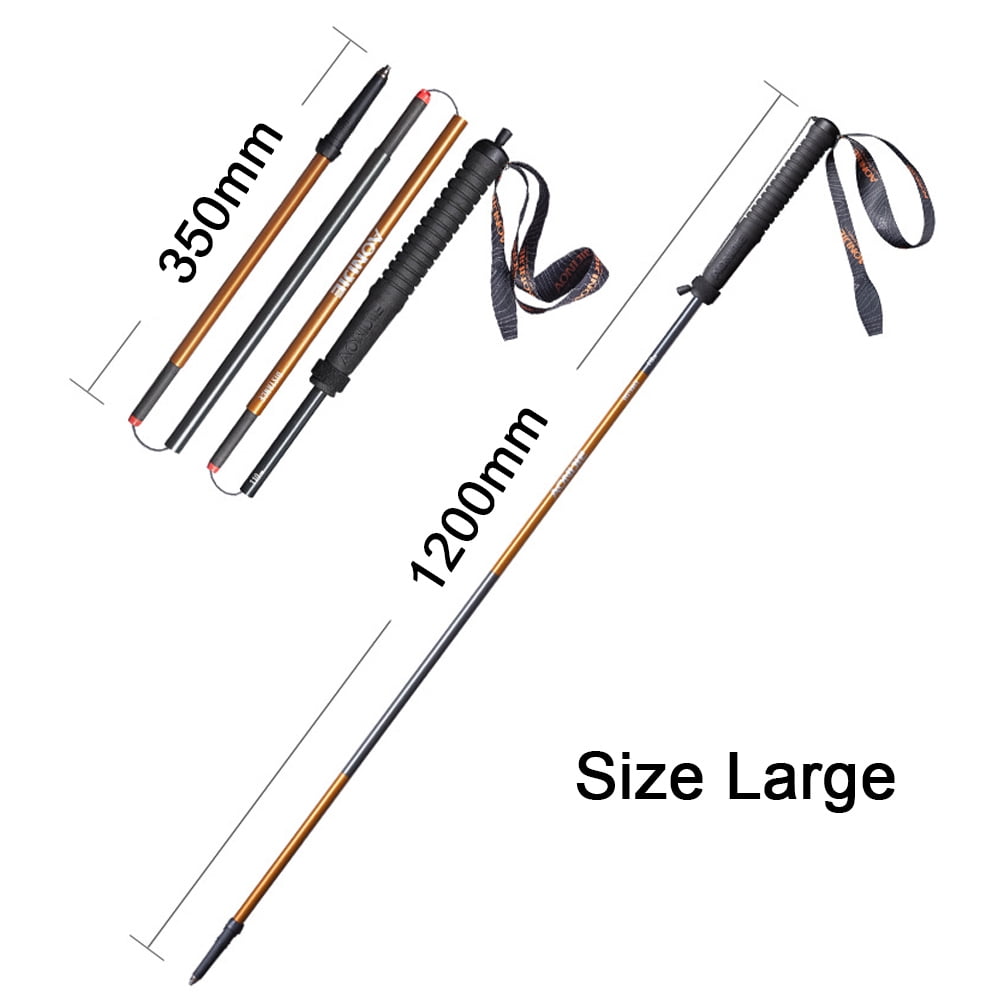 2pcs AONIJIE E4102 M-Pole Folding Ultralight Quick Lock Trekking Poles