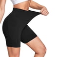 thumbnail image 5 of Ladies' Swimsuit Bottoms High Waist Boy Shorts Fitness Short Pants for Swimming and Beach Activity, 5 of 9