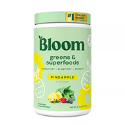 Bloom Greens & Superfoods Powder, Pineapple, 25 servings