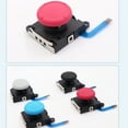 thumbnail image 3 of 10Pcs Analog Joystick with Thumbstick Grips Accessories Multi-functional Games Sensor Parts Button Left Handle Joycon Controller Kit Professionals Red, 3 of 9