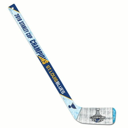 St. Louis Blues 2019 Stanley Cup Champions WinCraft Wooden Hockey (Best Hockey Sticks 2019)