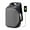 Grey, variant on USB Charge Waterproof Laptop Bag,Black
