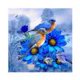 thumbnail image 2 of Cuadros Decorativos Kit de pintura de diamante flor azul pájaro forma especial parcial taladro DIY pared artes DQrwqpou Nuevos Originales, 2 of 9