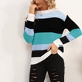 thumbnail image 4 of Besolor Chandails Mignons d'Automne pour Femmes à Manches Longues Col Rond en Tricot, 4 of 5