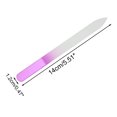 thumbnail image 3 of Ofertas Únicas 1 Juego de Lima de Uñas Herramienta de Manicura Doble Cara Morado Rosa, 3 of 5