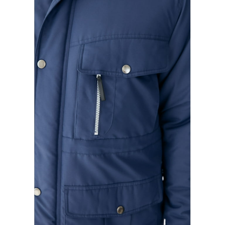 Boulder Creek Men s Big Tall Winter Expedition Parka Jacket Walmart