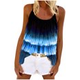 thumbnail image 2 of Puntoco Blusas de cuello cuadrado, blusas casuales de moda para mujer, camisetas holgadas estampadas, camisolas de cuello redondo, 2 of 5