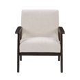 thumbnail image 4 of CorLiving Greyson Mid-Century Modern Solid Wood Frame Upholstered Cushion Indoor Armchair, 4 of 9