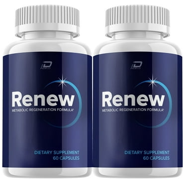 (2 Pack) Renew Metabolic Regeneration Formula Supplement - Maximum Strength Renew Capsules Reviews (120 Capsules)