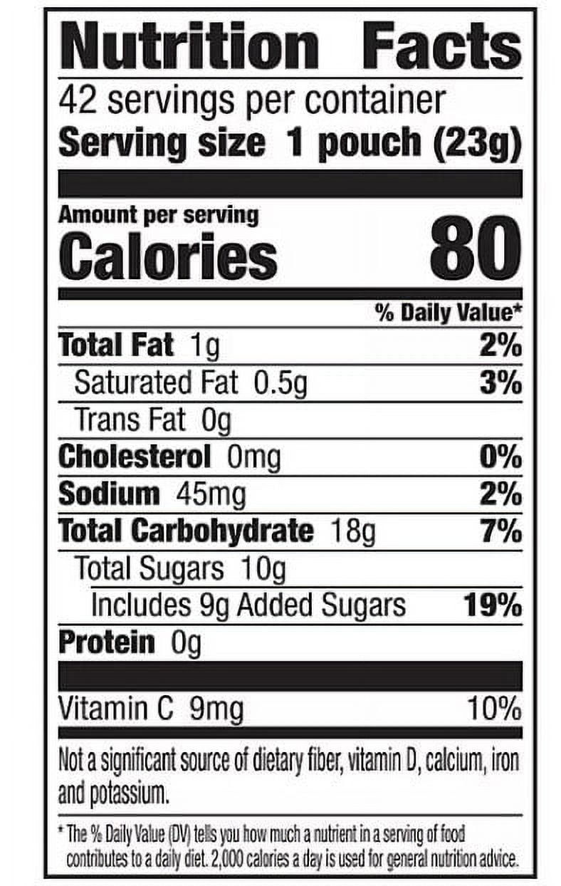 Gushers Strawberry Splash and Tropical Flavors 0.8 Oz - 42 Packets