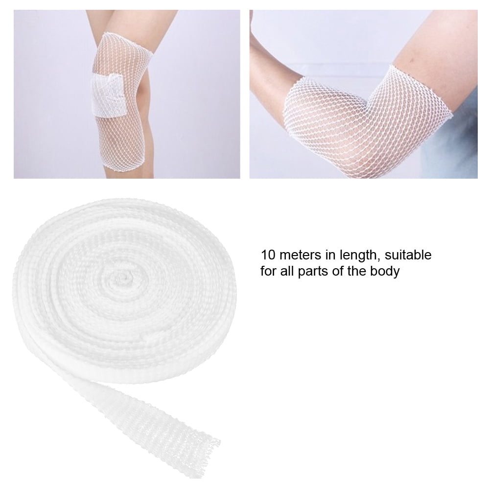 Cergrey Elastic Net Wound Dressing Bandage Stretchable Wound Fix Band ...